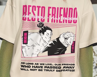 ユウジとトドの仲良しアニメスウェットシャツ | JJKブラザーデュオ