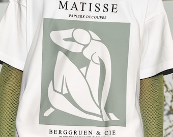 Chemise d'exposition Matisse | Vêtements de galerie d'art minimaliste | Cadeau abstrait moderne