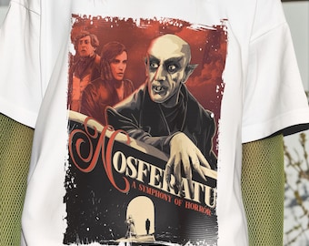 Chemise de film d'horreur Nosferatu 1922 | Vêtements de vampire Symphony of Horror