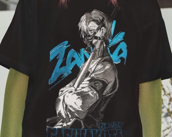 Zanka Nijiku Gachiakuta Sweatshirt | Iron Staff Warrior Shirt | Wasteland Manga Hoodie