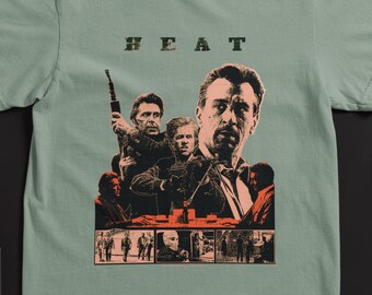 Heat Movie Shirt | Al Pacino Robert De Niro Top | Comfort Colors Apparel