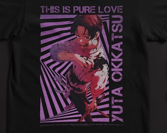 Yuta Okkotsu Pure Love Shirt | Jujutsu Kaisen 0 JJK Top | Comfort Colors