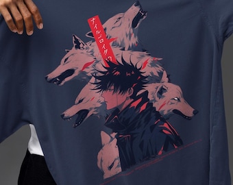 伏黒恵 Divine Dogs シャツ | Ten Shadows テクニック スウェットシャツ | JJK禪院一族