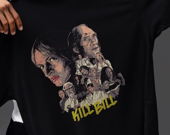 Chemise de cinéma Kill Bill | Vêtements Beatrix Kiddo Tarantino | Cadeau culte cinéma classique