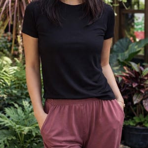 Women’s Bamboo Everyday T-Shirt | Soft, Breathable | OEKO-TEX® Standard 100 certified fabric image 3