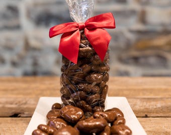 Dark Chocolate Covered Pecans - With Custom Label Options