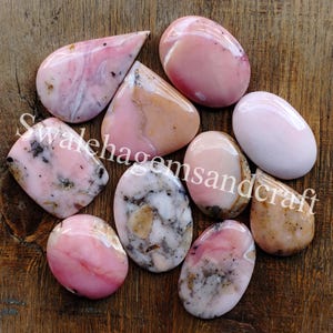 Beautiful Pink Opal Gemstone Lot, Natural Pink Opal Lot, Pink Opal Gemstone, Wholesale Pink Opal for Making Jewellery Articles