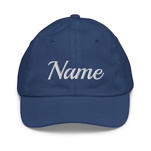 Personalized Kids Hat Custom Name Cap for Boys & Girls Embroidered Toddler Hat Cute Gift for Kids Adjustable Youth Hat personalized gift