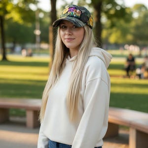 Hocus Pocus Camo Hat Gold Rose