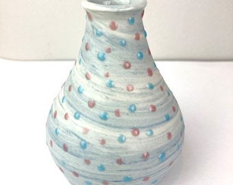 Handmade - Ceramic Bud Vase - Porcelain Small Vase - Home Decor - Gift Idea - Miniature Ikebana
