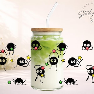 Totoro - Spirited Away - Ponyo - Mugs, Tumbler Cup or Drink Bottles - Multiple Designs Available - Studio Ghibli Themed Reusable Cups - E