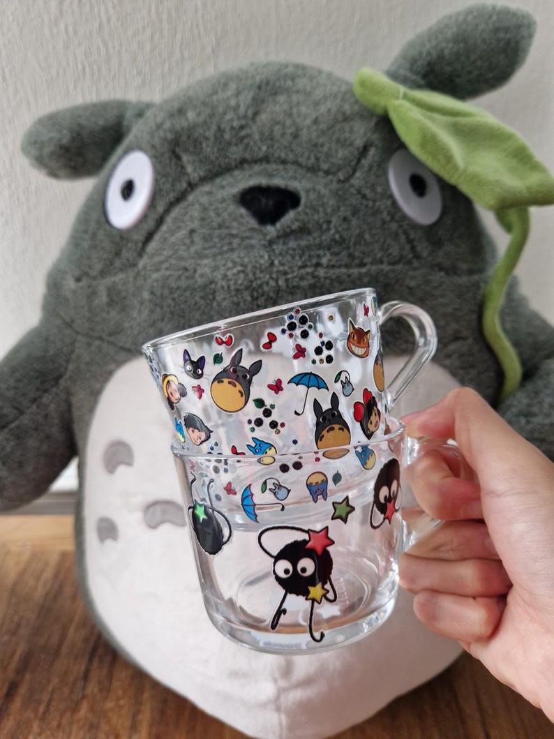 2 sets glass mugs