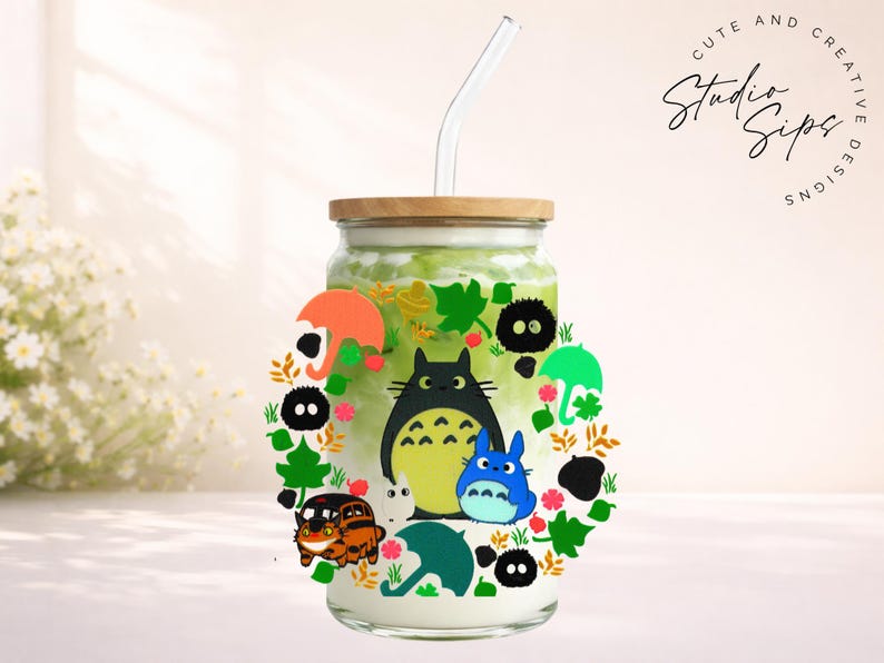 Totoro - Spirited Away - Ponyo - Mugs, Tumbler Cup or Drink Bottles - Multiple Designs Available - Studio Ghibli Themed Reusable Cups - R