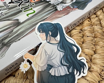 Kaoruko sparkle stickers inspired by The Fragrant Flower Blooms with Dignity – Anime stickers, matte & waterproof | For laptops and more