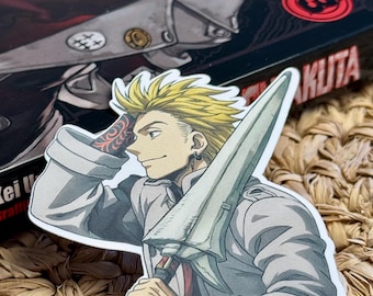 エンジン・ガチアクタステッカー - 大胆なマンガ風ビニール、アニメ