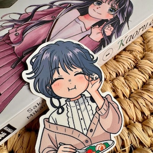 Kaoruko Yum Sticker inspired by The Fragrant Flower Blooms with Dignity – Anime Sticker Matte & Waterproof | For Laptop Journal and more