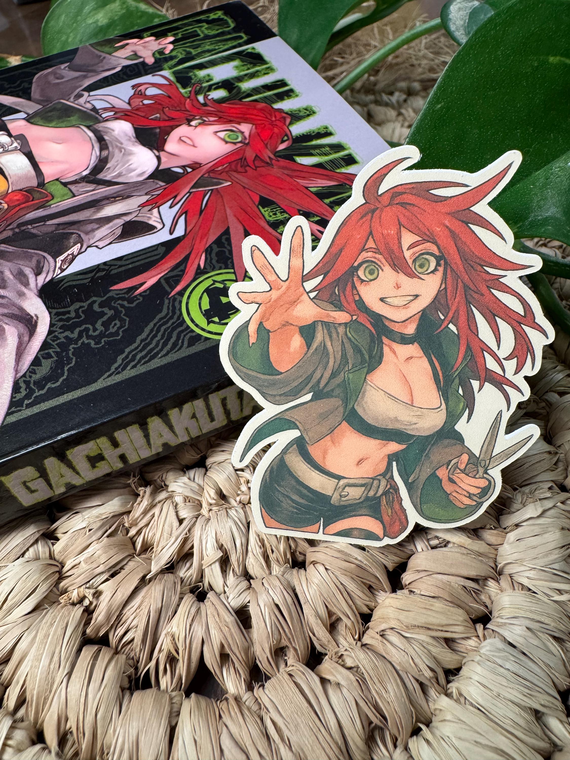 ガチアクタ　WEAREマンガLOVERS ステッカー　ルド　リヨウ　ザンカ ガチアクタ WEAREマンガLOVERS ステッカー ルド リヨウ ザンカ