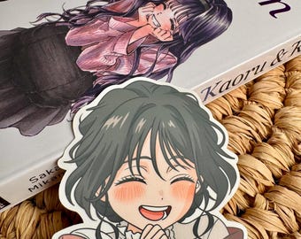 Kaoruko Sticker inspired by The Fragrant Flower Blooms with Dignity – Matte & Waterproof Anime Stickers | For Laptops, Journals, and More