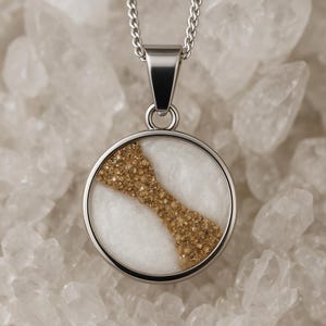 Pet Ashes Memorial Pendant - Personalized Pet Loss Cremation Jewelry