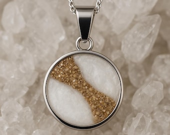 Pet Ashes Memorial Pendant - Personalized Pet Loss Cremation Jewelry