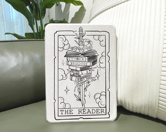 Funda para Kindle Tarot Reader, diseño de espada literaria, cubierta magnética para lector electrónico