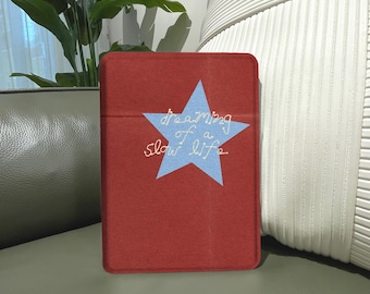 Minimalist Star Kindle Case, Custom Name Magnetic Cover for Kindle Paperwhite 11th, Kindle 10th, Oasis, Kobo Clara 2E, Kobo Libra Color