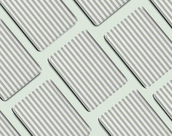 Striped Kindle Paperwhite Case, Detachable Magnetic Cover