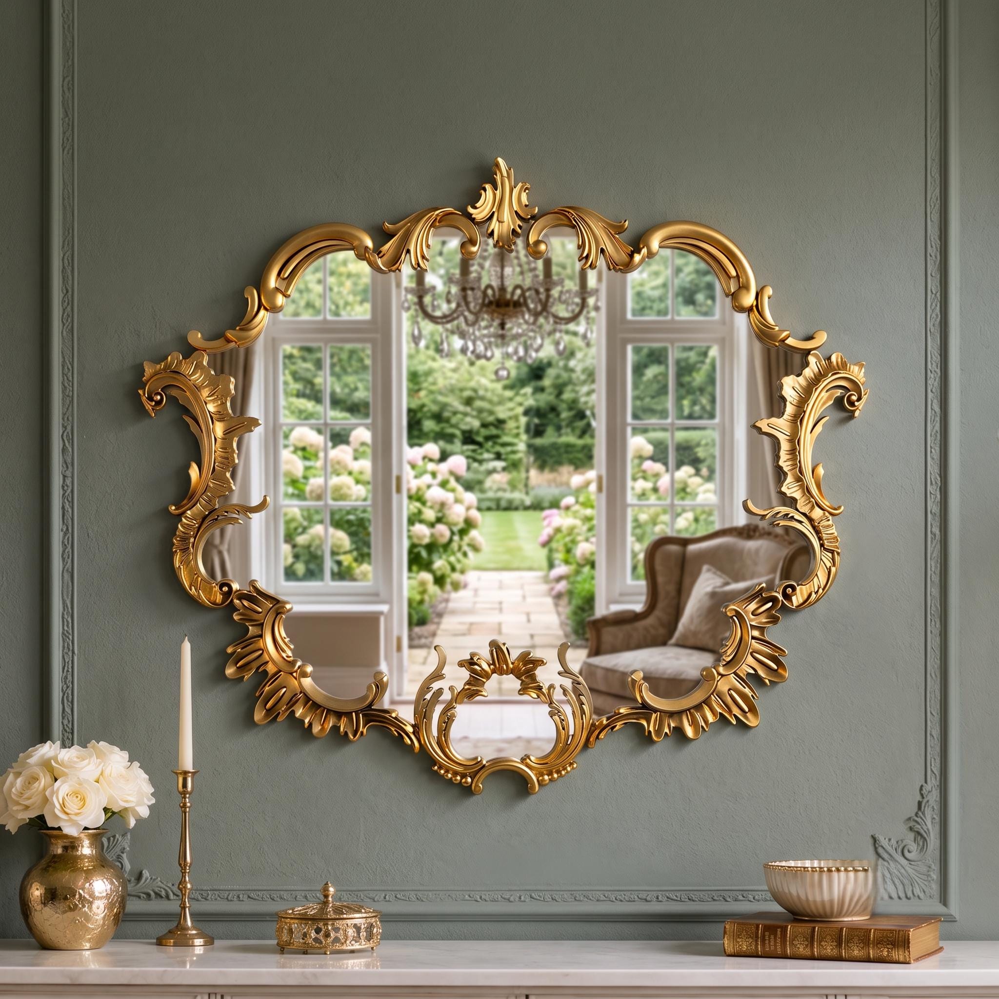Vintage Rococo Mirror - Etsy - Page 2