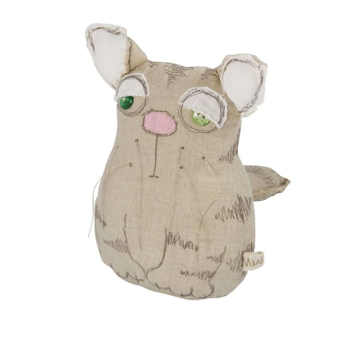 Handmade Cat Doll, Grumpy Cat Stuffed Animal, Personalized Cat Toy