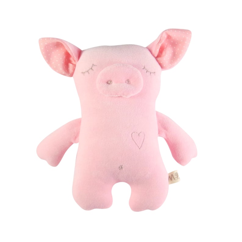Pig Stuffed Animal Personalized Baby Gift Name Toy Piggy | Etsy