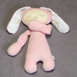 Bunny Stuffed Animal, Personalized Baby Girl Gift, Anxiety Relief Toy for Newborns