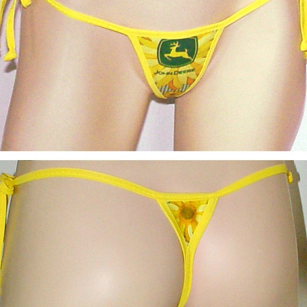 20 Minute Micro Thong Bikini Bottom with Side Ties **Template Pattern** - PDF