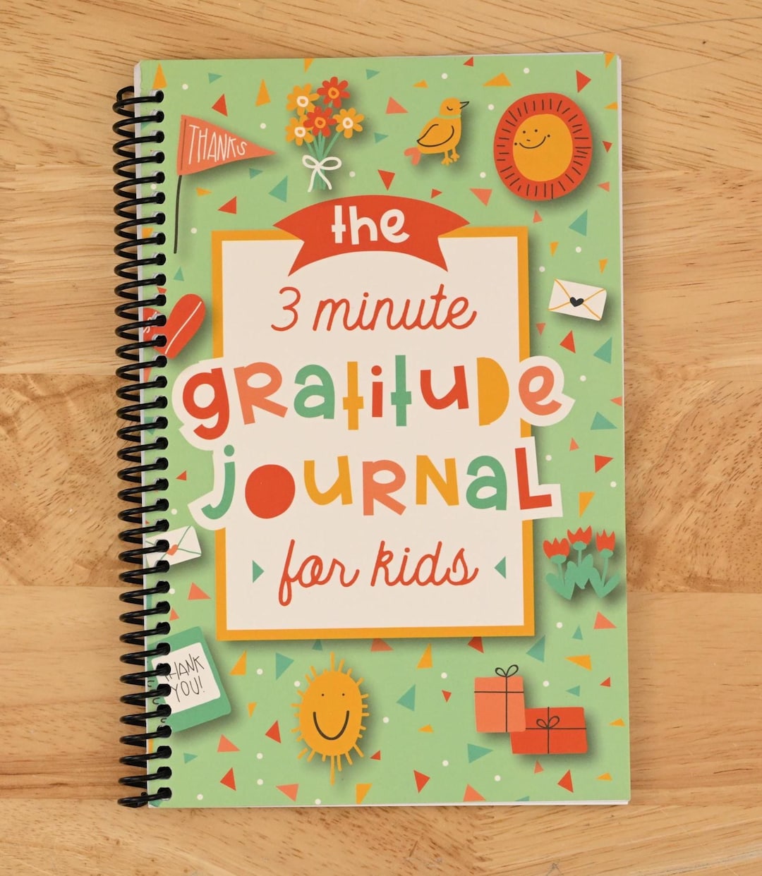 3 Minute Mindfulness Gratitude Journal for Kids, Spiral Bound - Etsy