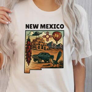 New Mexico Desert T-Shirt: Southwest Travel Apparel