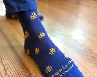 Christus Rex - Chi Rho Men's Dress Sock