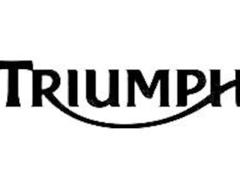Calcomanías para el tanque de la motocicleta Triumph (juego de 2)