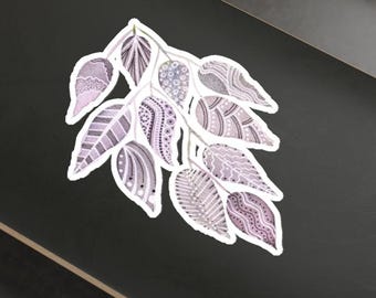 Wasserdicht Vinyl Aufkleber Journal Aufkleber Planer Aufkleber Wasserflasche Dekoration Natur Liebhaber Geschenk Abstrakt Aquarell Design Laptop Art