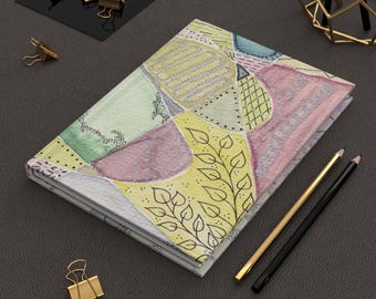 Aquarell Hardcover Notizbuch Garten Club Geschenk für Schriftsteller tägliches Tagebuch Kreativer Planer Vibes Bullet Journal für Sie