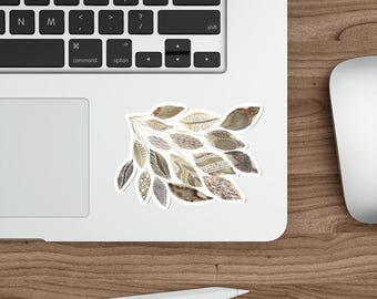 Botanische Vinyl Aufkleber Natur Liebhaber Geschenk Dekor Haus Aufkleber Fenster Oberfläche Anwendung Laptop Wasserflasche Accessoire Langlebig Aquarell Kunst