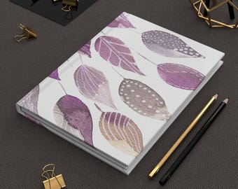 Lila Aquarell Journal Meditation Tagebuch Dankbarkeit Yoga Intention Setting Buch Praxis Log Selbstfürsorge Ritual Notizbuch Botanisch gefüttert