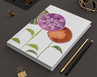 Elegant Schreibwaren Geschenk Journal Schreibtisch Organizer Planer Tagesplaner Botanisches Design Abstrakt Aquarell Blumen Notizbuch Büro Accessoire
