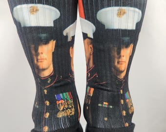 Calzini personalizzati della Marina degli Stati Uniti, calzature personalizzate a tema militare