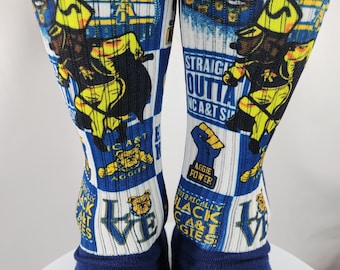 NC A&T Aggies Socks – Custom College Apparel