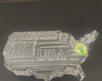 Waterford Crystal USA Amerika National Briefbeschwerer