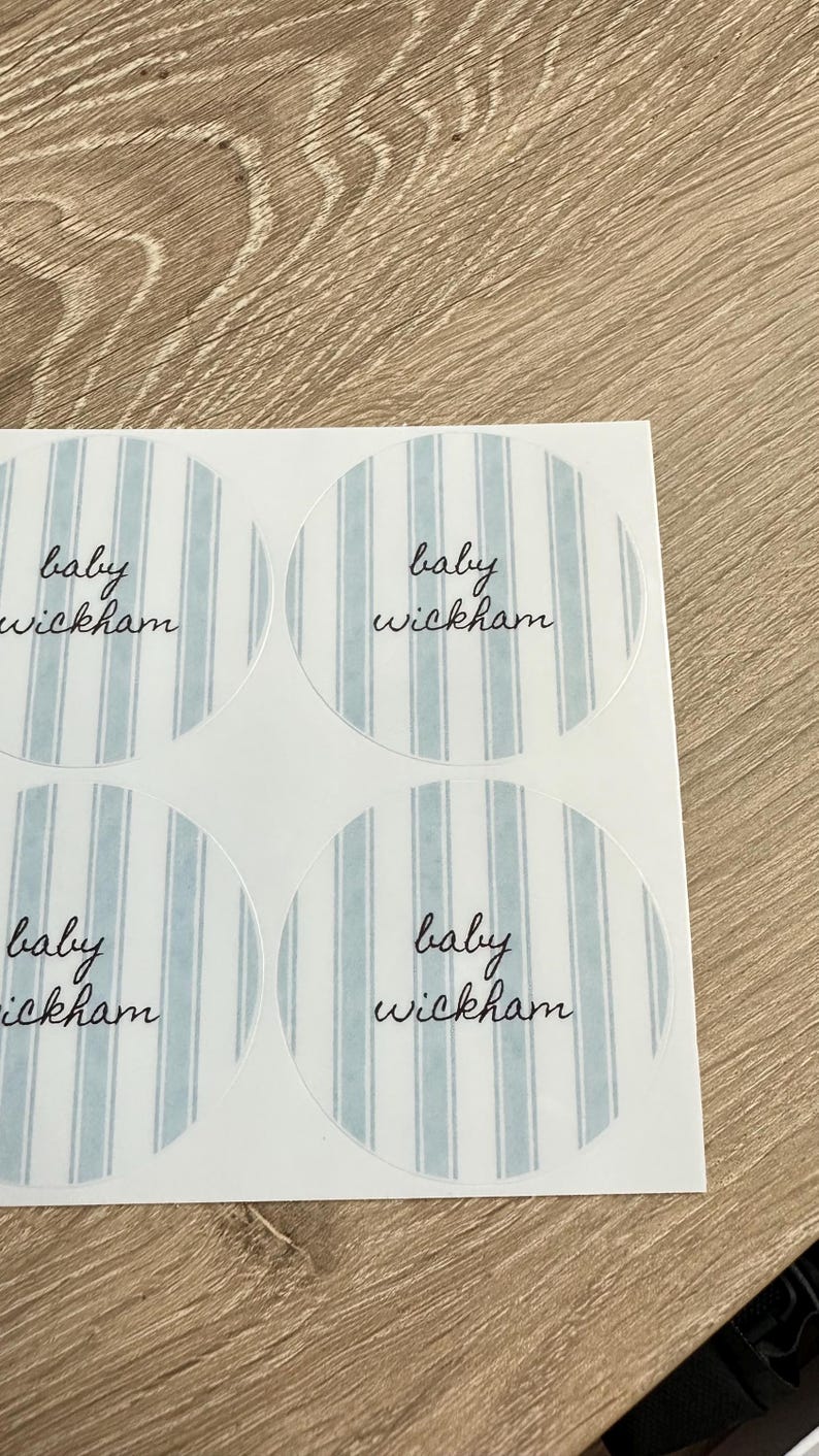 Custom Baby Shower Stickers | Personalized Cup, Favor & Party Labels ...