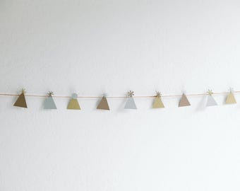 Banner de sombreros de fiesta de moda para recortar caras de bebé / Guirnalda de fiesta / Decoración de cumpleaños