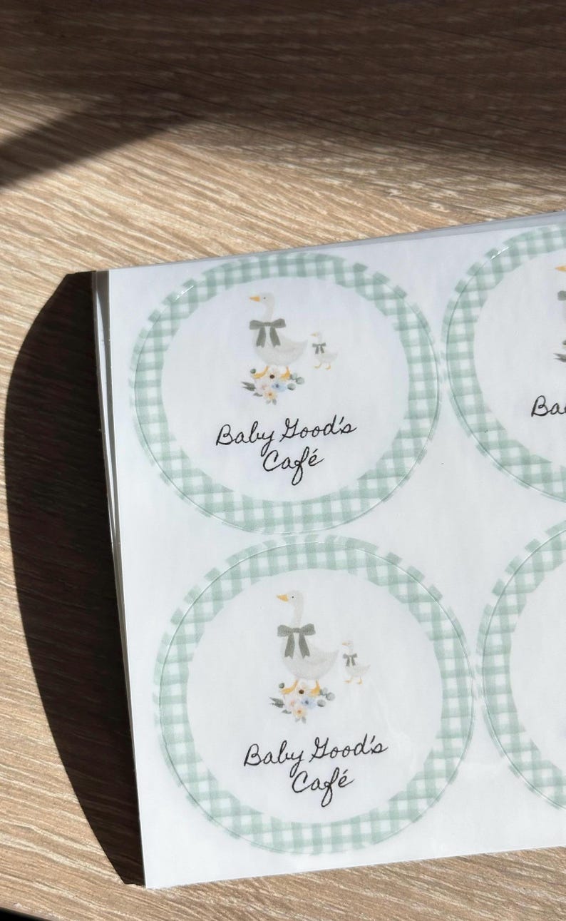 Custom Baby Shower Stickers | Personalized Cup, Favor & Party Labels ...