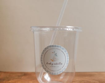 Pegatinas "Un ganso tonto está casi suelto" / Pegatinas redondas semipersonalizadas de 5 cm