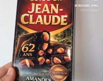 Chocolate bar birthday gift