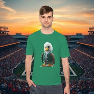 Eagle Moisture Wicking Tee: Playful Design, Comfortable Activewear